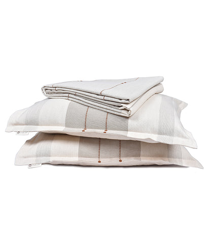 Ombre Nut Browm Bedcover Set