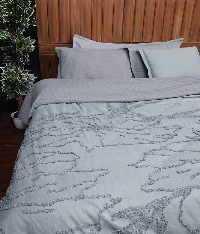 Petal Perfect Duvet - Grey