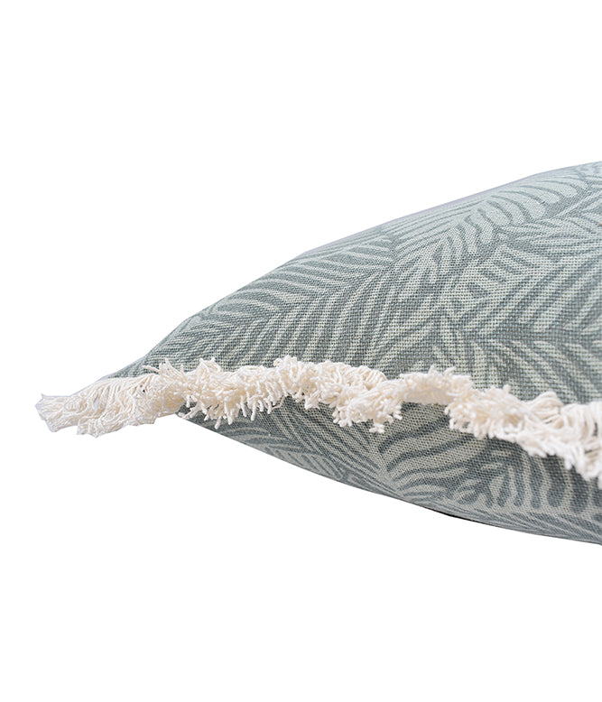 Leafy Serenity Printed Lumbar Cushion Cover - set of 2 - TGW