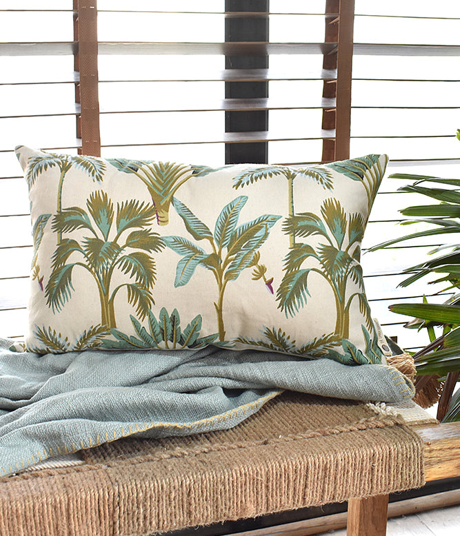 Palm Play Lumbar Cushion Cover