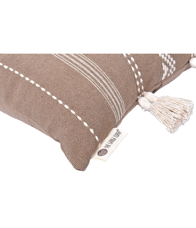 Stripes of Light Cushion Cover (Beige)