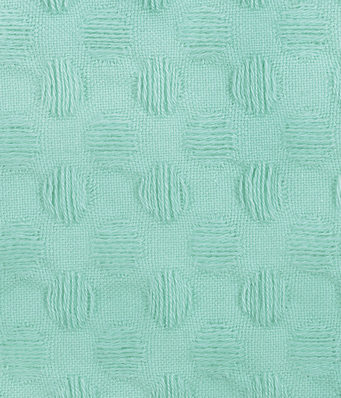 Waffle Cushion Cover -  Icy Mint (Set of 2)