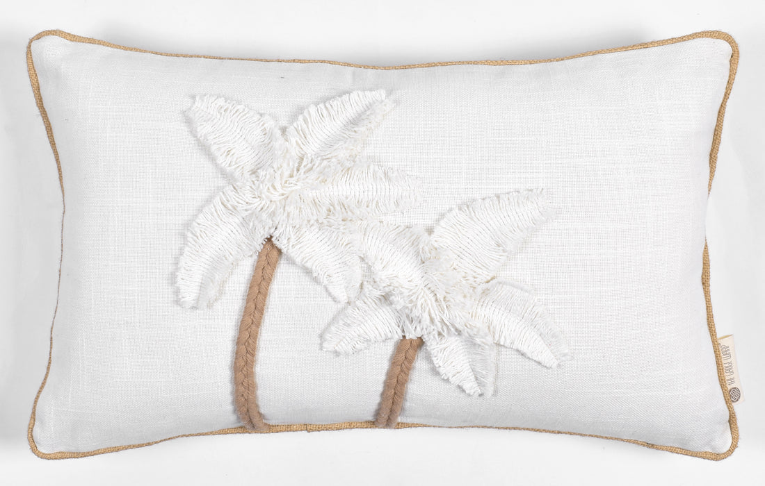 Palm Paradise Lumbar Cushion Cover