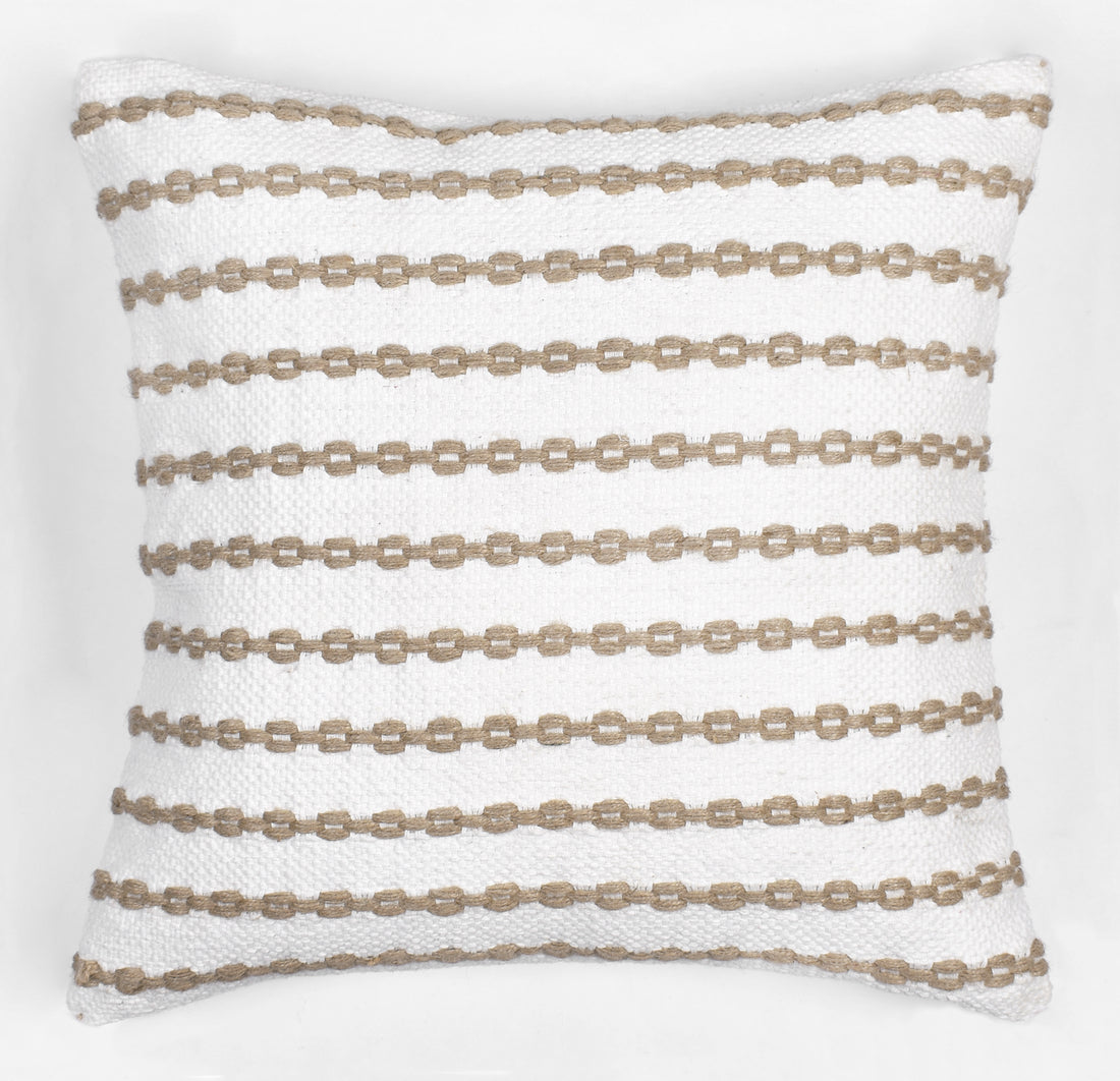 Rustic Chain Cushion Cover