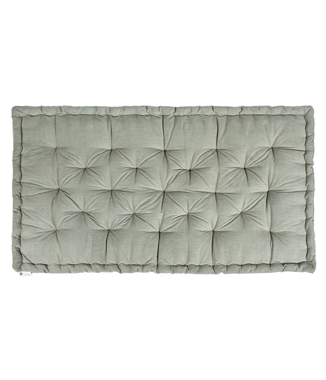 Pistachio Green Corduroy Floor Bed Mattress