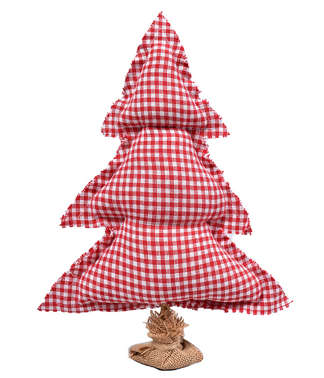 Festive Mini Christmas Tree (Red &amp; White) - TGW