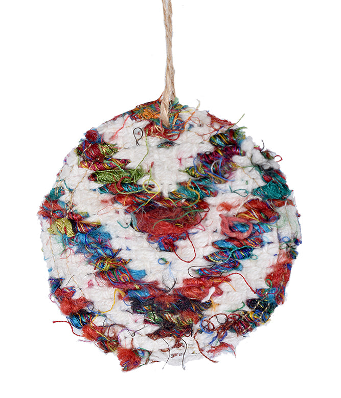 Sustainable Fabric Ornaments (Multi) - TGW