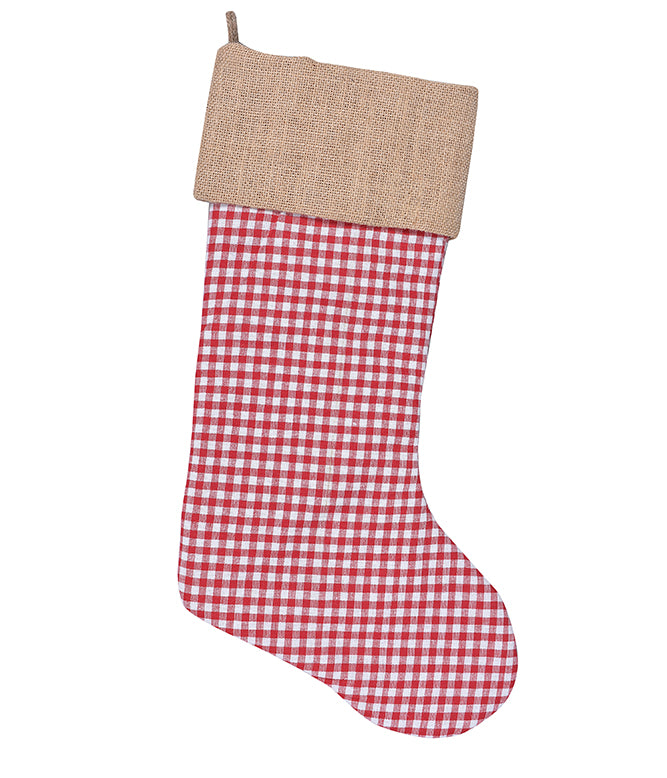 Holiday Stockings (Red & White Check) - TGW