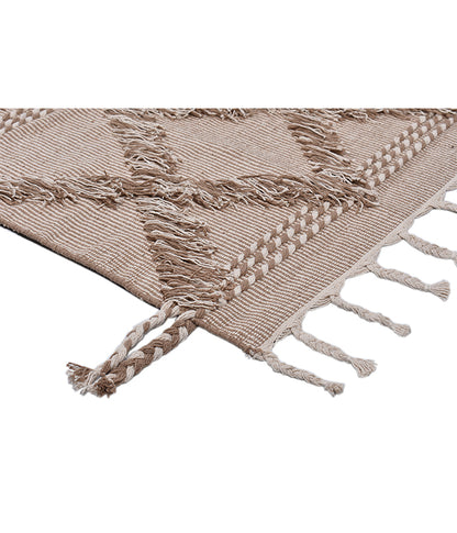 Unshorn Rug With Braids (Large)