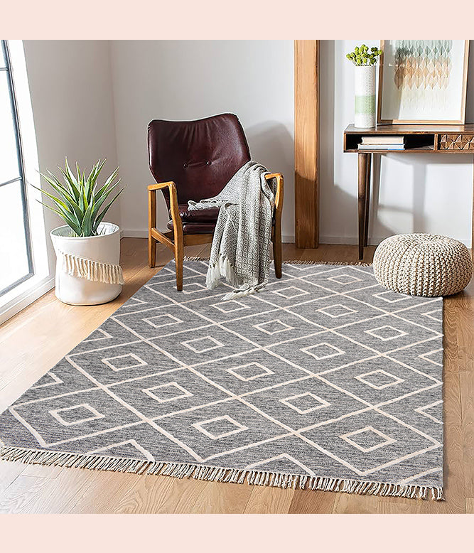 Geo-Melange Tufted Rug - TGW