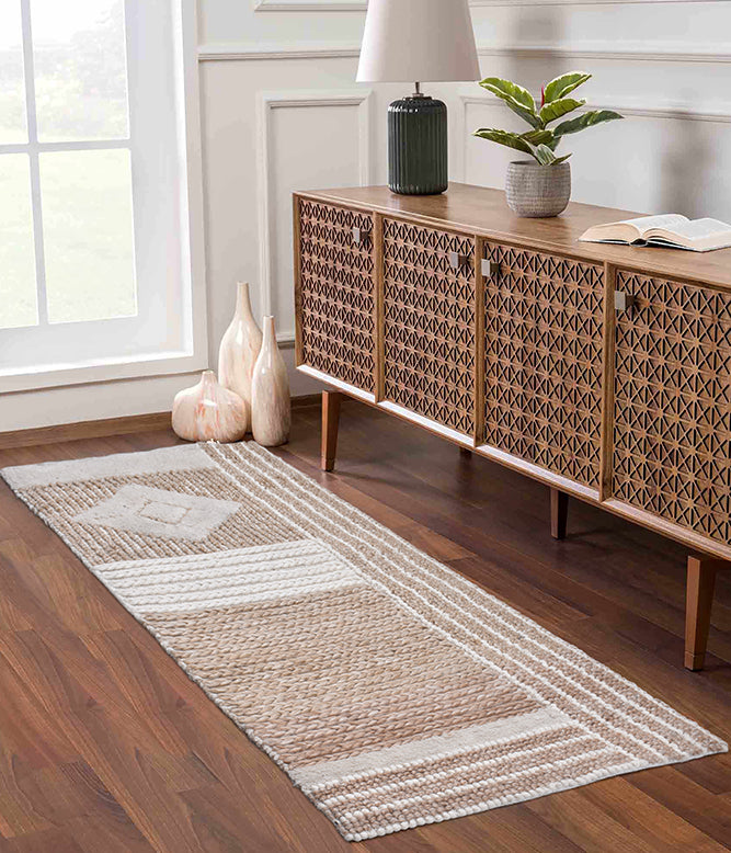 Neo Geometric Woven Rug