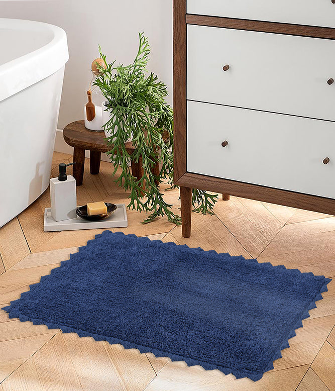 CLOUD WALK RECTANGLE BATH MAT - BLUE - TGW