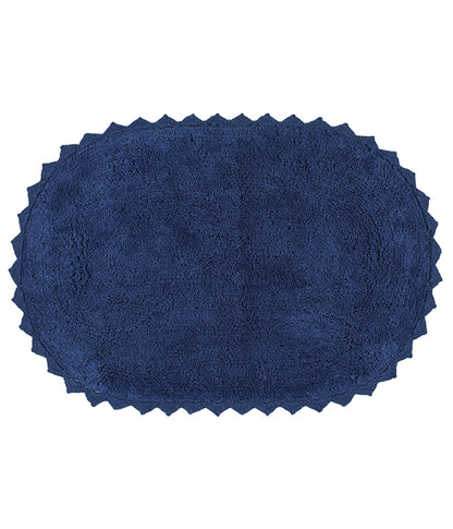 CLOUD WALK OVAL BATH MAT - BLUE - TGW