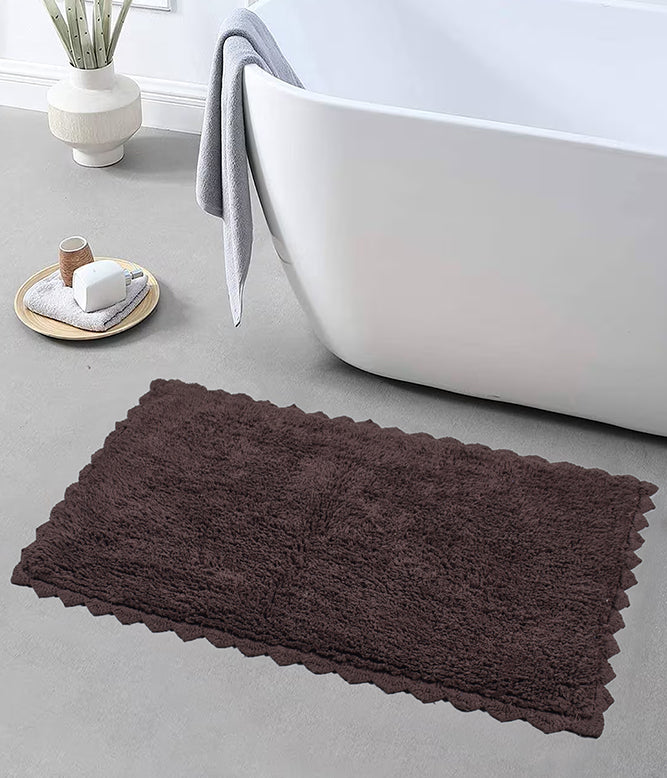 CLOUD WALK RECTANGLE BATH MAT - BROWN - TGW