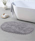 CLOUD WALK OVAL BATH MAT - LIGHT GREY - TGW