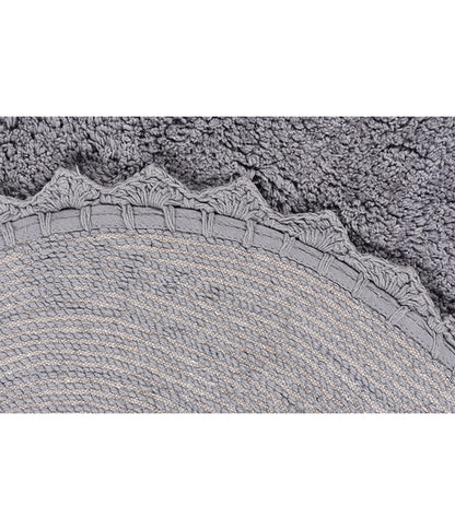 CLOUD WALK OVAL BATH MAT - LIGHT GREY - TGW