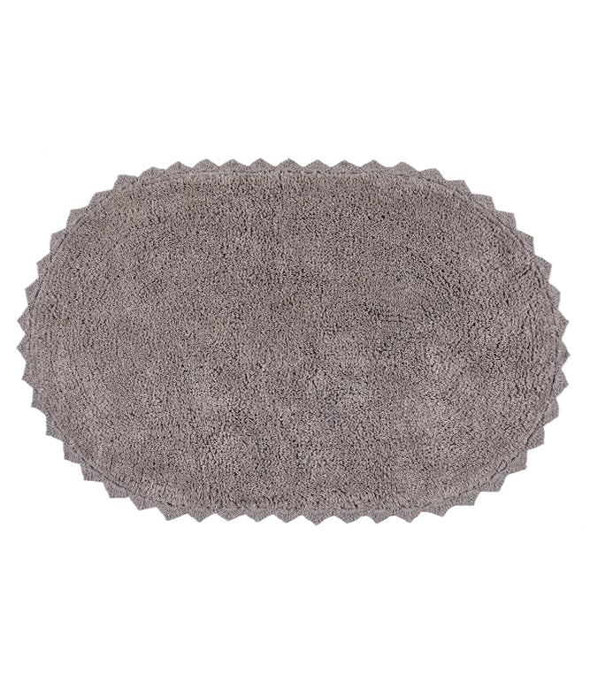 CLOUD WALK OVAL BATH MAT - BEIGE - TGW