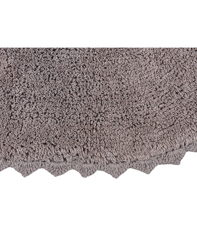 CLOUD WALK OVAL BATH MAT - BEIGE - TGW