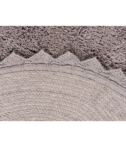 CLOUD WALK OVAL BATH MAT - BEIGE - TGW