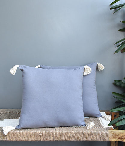 All Grey Cushion Set of 2