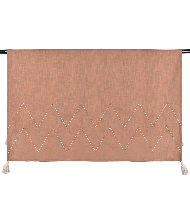 Cozy Kantha Throw - Mud Brown