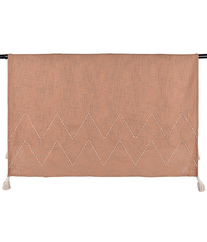 Cozy Kantha Throw - Mud Brown