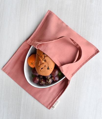 Solid Pot Luck Bag -  Rusty Pale Peach