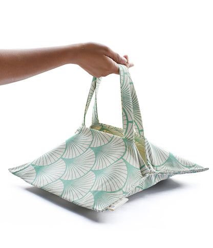 Feather Green Pot Luck Bag