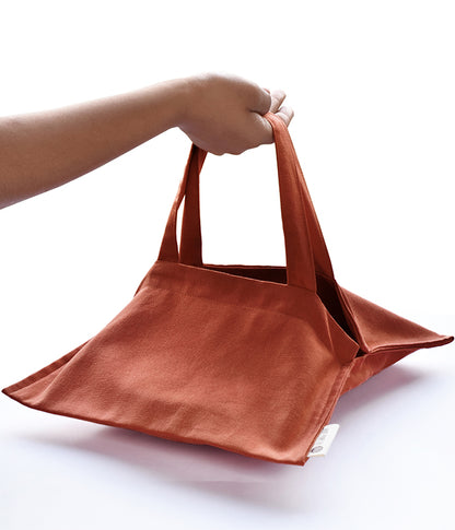 Solid Pot Luck Bag - Dark Rusty Peach