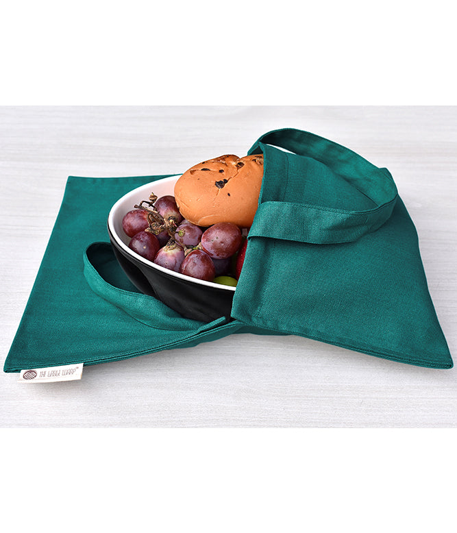 Solid Pot Luck Bag - Teal Ocean Blue