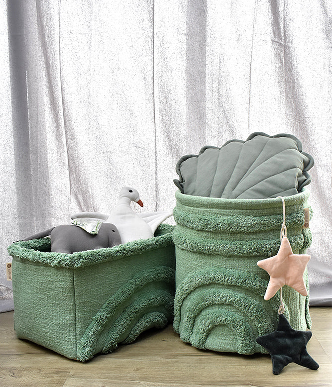 Lagoon Mist Green Basket - TGW