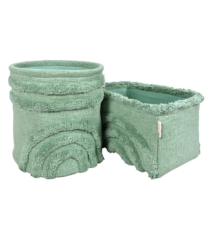 Lagoon Mist Green Basket - TGW