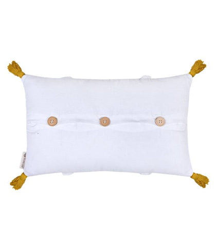 Atrisuta Fringed Cushion Cover (Camel Yellow) - TGW