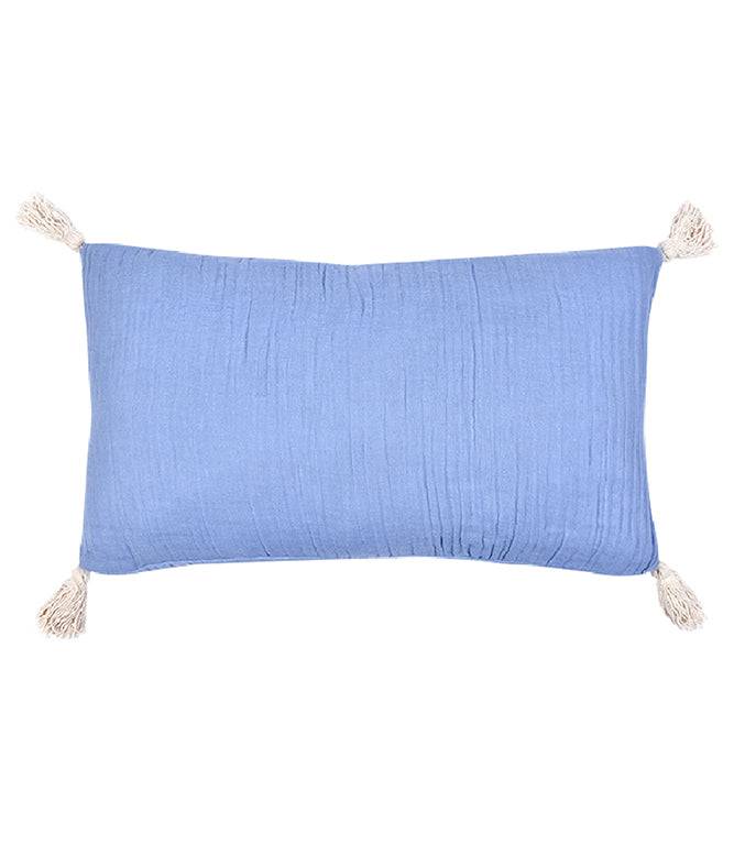 Chiffon Blue Cushion Cover - TGW