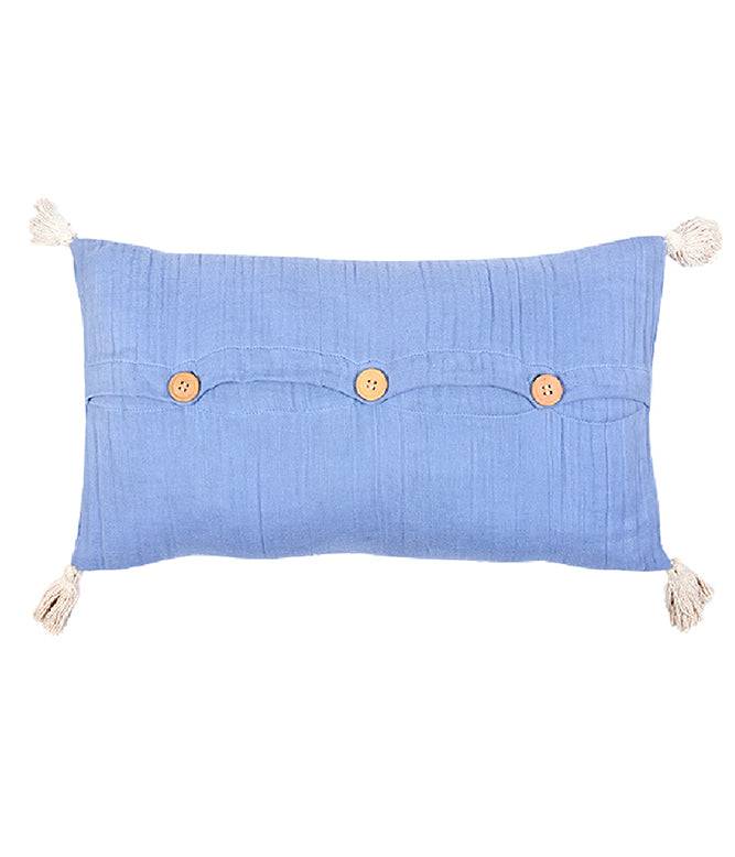 Chiffon Blue Cushion Cover - TGW