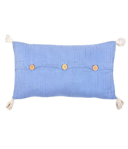 Chiffon Blue Cushion Cover - TGW