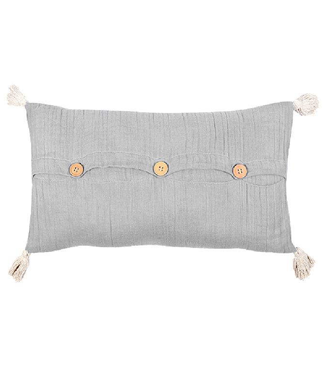 Chiffon Grey Cushion Cover - TGW