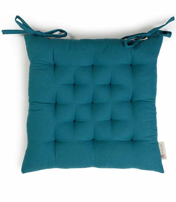 Colour Blocking Chairpad (Teal) - TGW