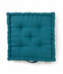 Colour Blocking Floor Cushion (Teal) - TGW