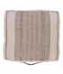 COTTON JUTE STRIPE FLOOR CUSHION - TGW