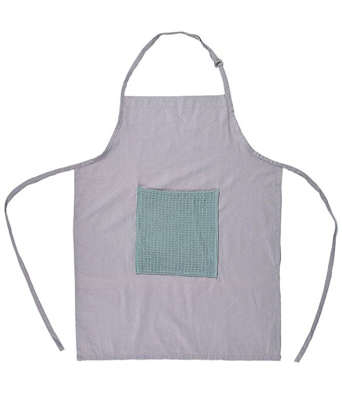 Culinary Companions - Chic Grey &amp; Green Apron - TGW