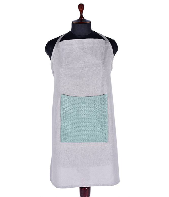 Culinary Companions - Chic Grey &amp; Green Apron - TGW