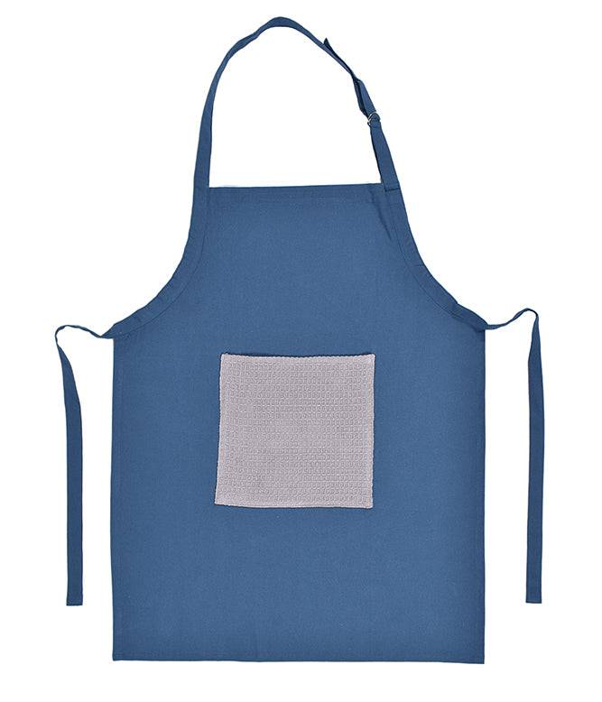 Culinary Companions - Chic Grey & Teal Apron - TGW