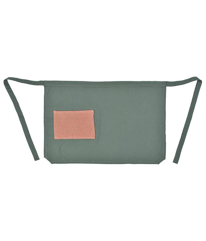 Culinary Companions - Sage Green &amp; Rose Pink Waist Apron - TGW