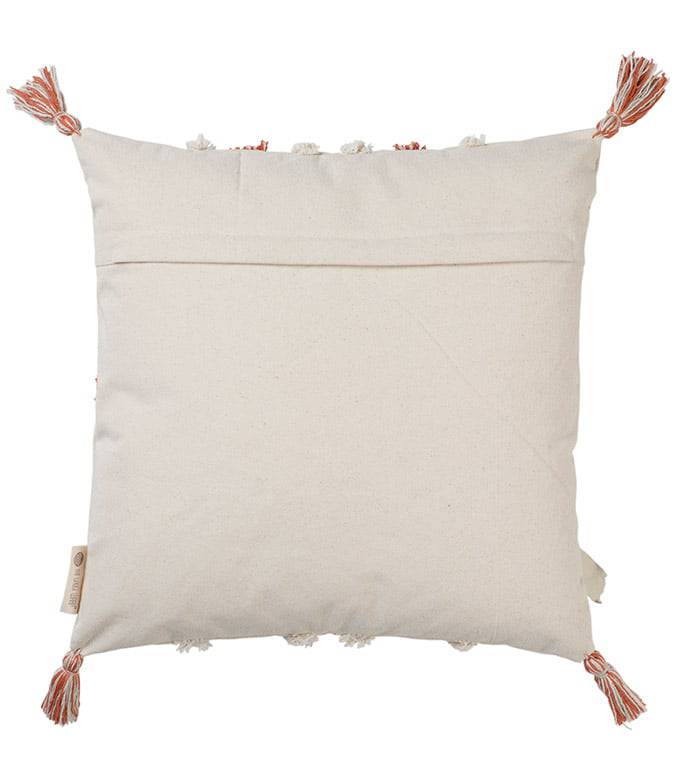 Dia Fleecy Cushion Cover(Rust) - TGW