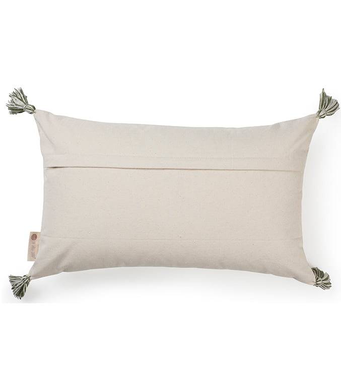 Dia Fleecy Lumbar Cushion Cover (Olive) - TGW
