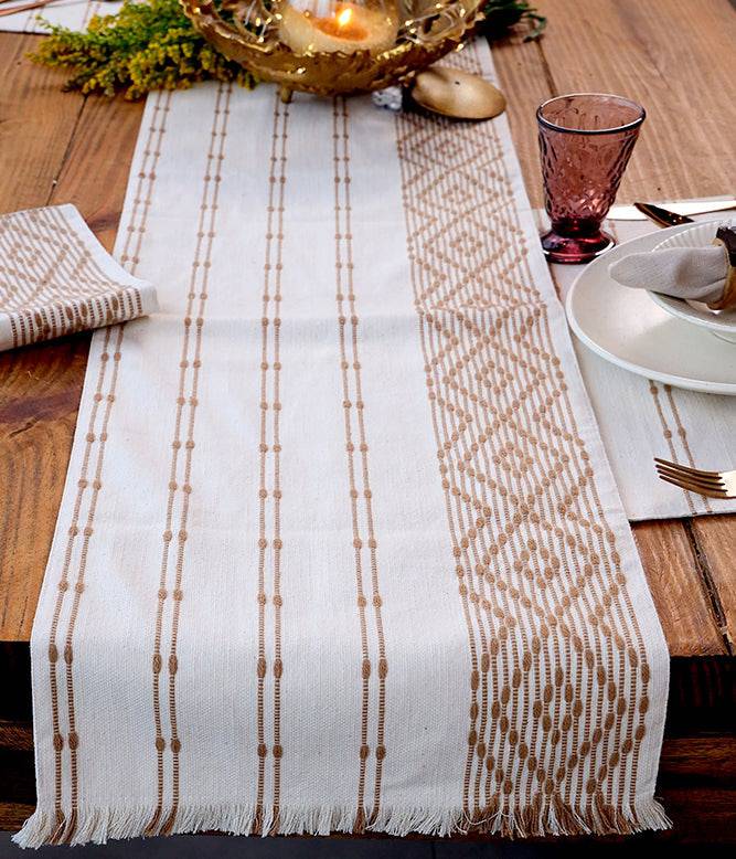 Diamond Ribbed Table Runner - TGW