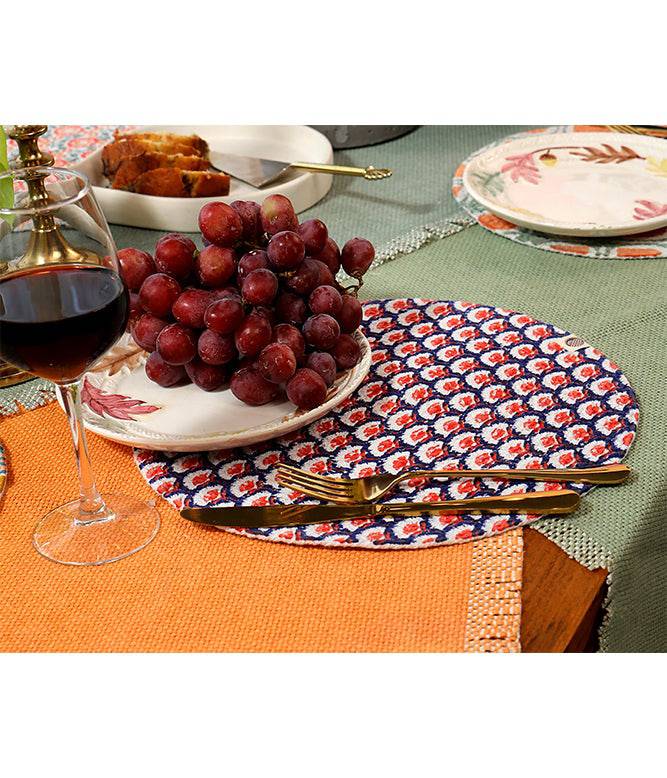 Ditsy Redupple Round Mat - set of 2 - TGW