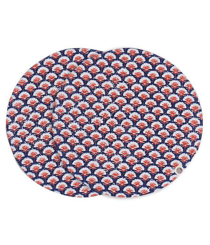 Ditsy Redupple Round Mat - set of 2 - TGW