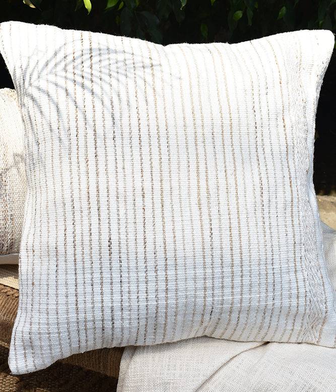 EARTHBOUND DIAMOND &amp; STRIPE CUSHION COVER - TGW